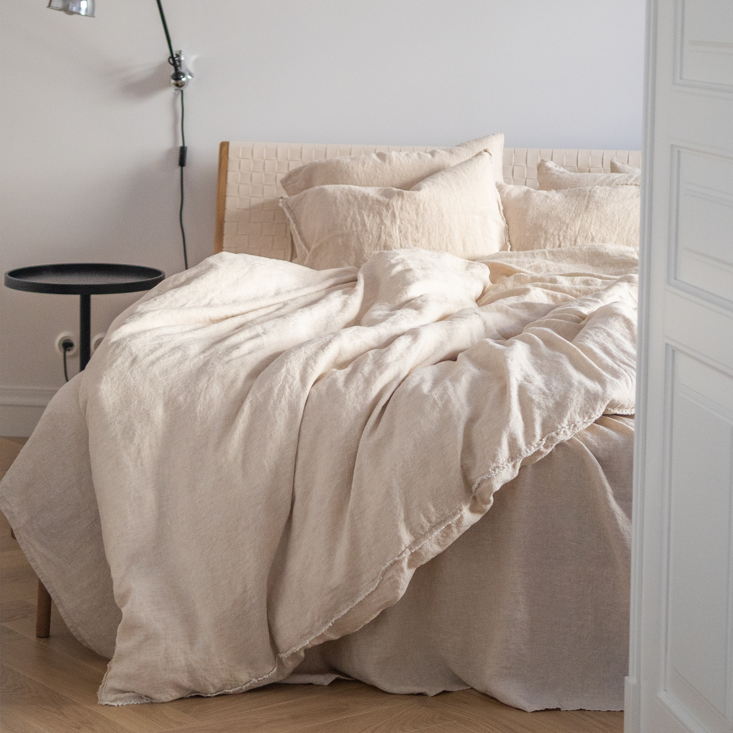 Linen Bedding Set - Sandy