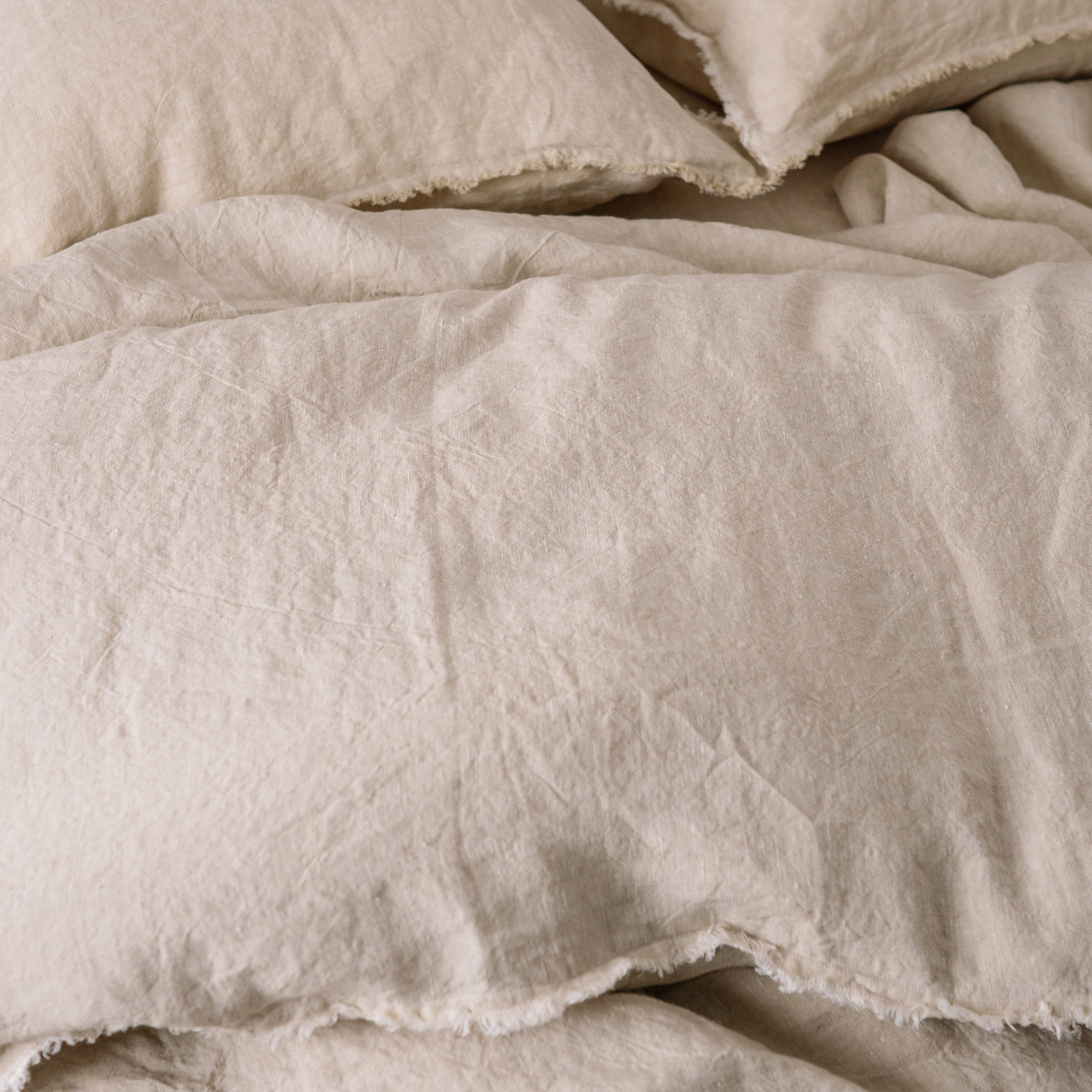 Linen Bedding Set - Sandy