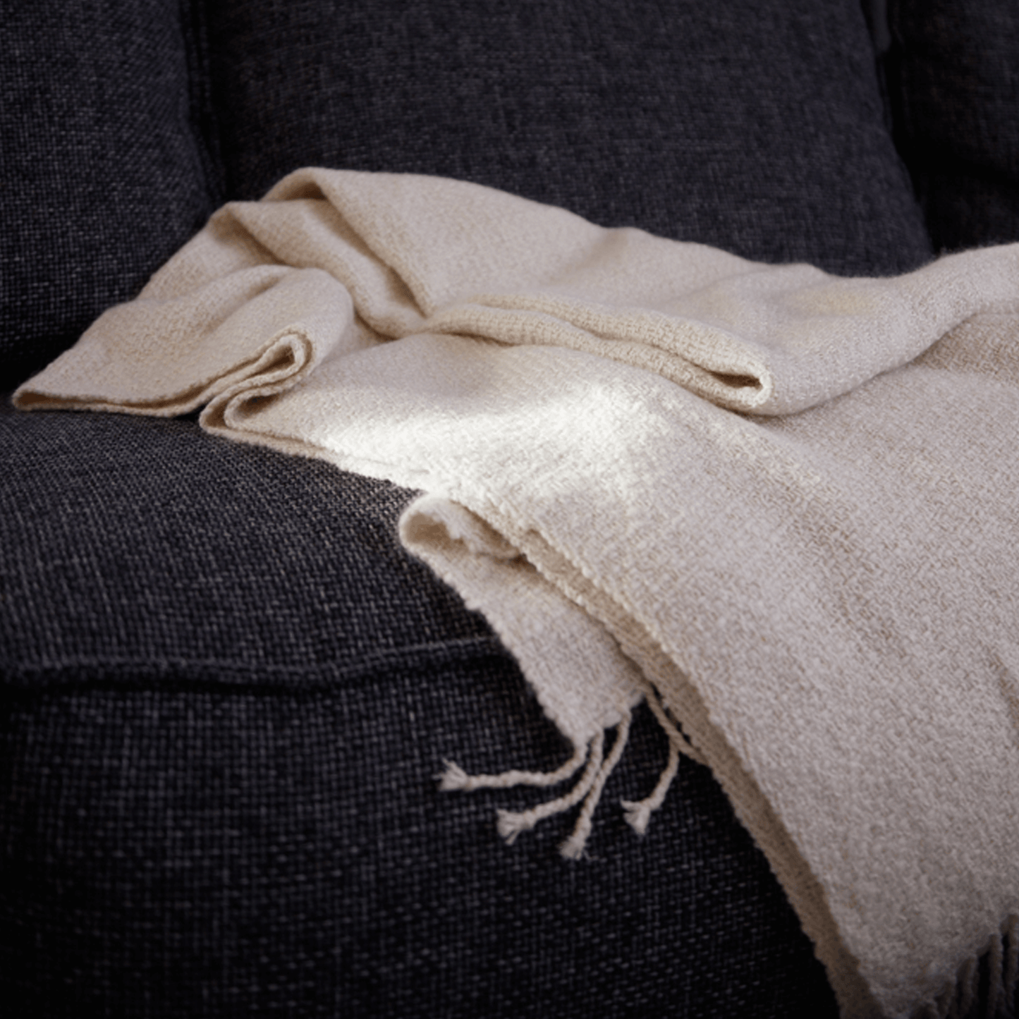 Merino Wool Blanket - Sandy