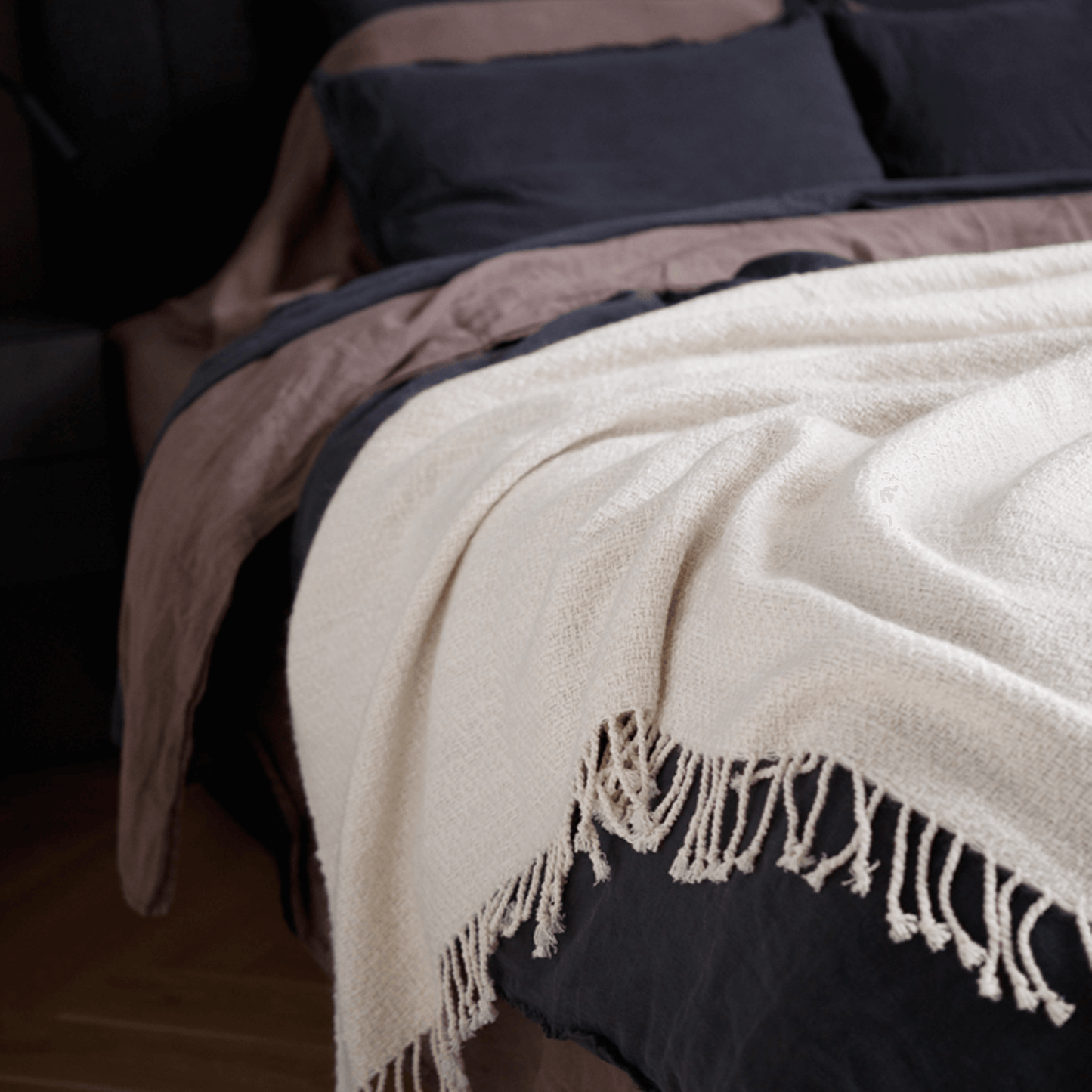 Merino Wool Blanket - Sandy