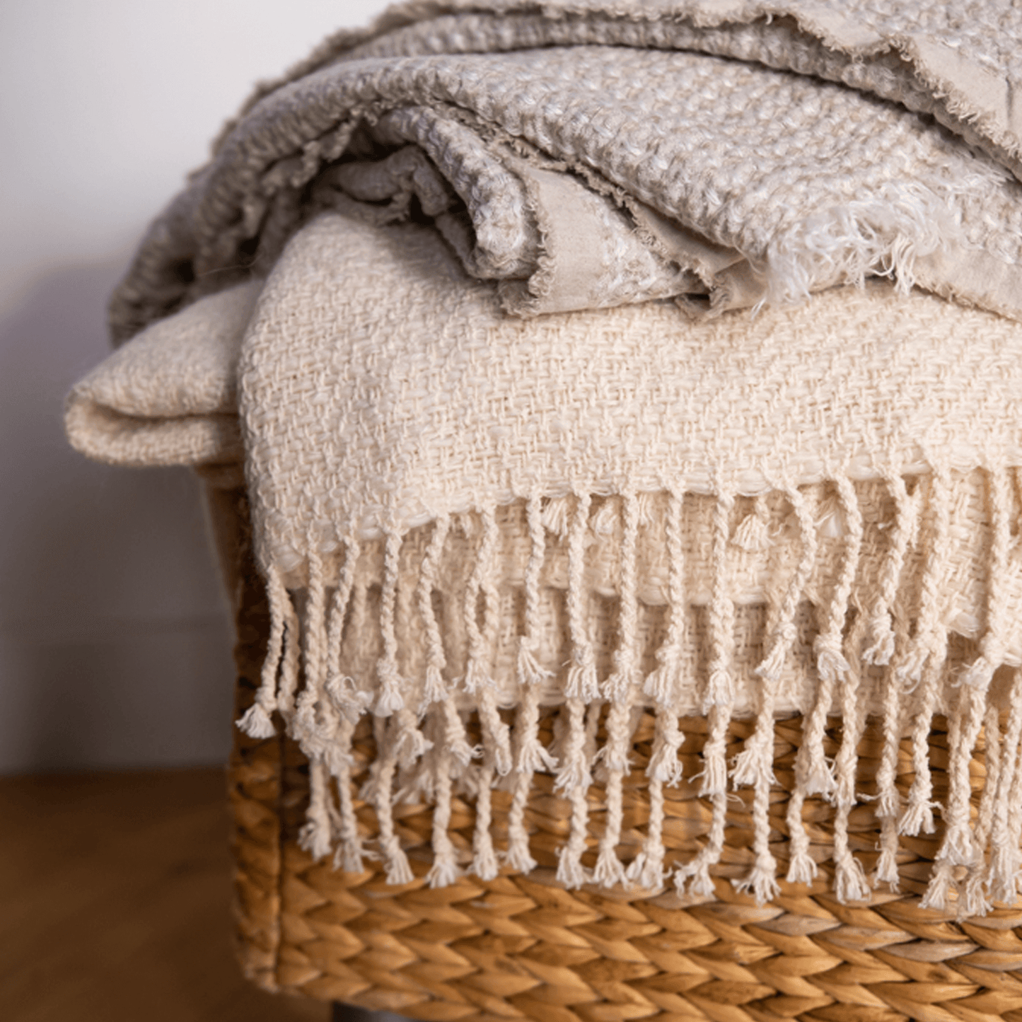 Merino Wool Blanket - Sandy